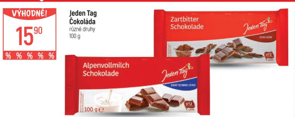 Čokoláda Jeden Tag