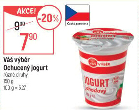 Jogurt krémový ochucený Váš Výběr