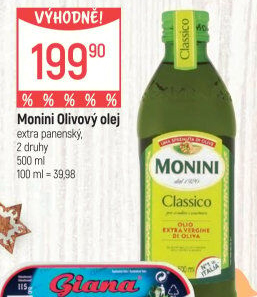 Olivový olej extra panenský Monini