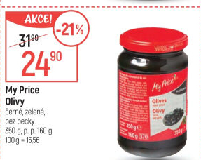 Olivy černé My Price