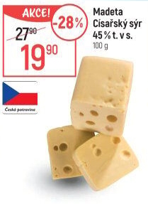Sýr Císářský 45% Madeta