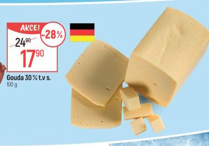 Sýr Gouda 30%