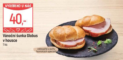 Vánoční šunka v housce Globus