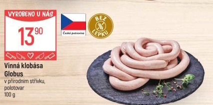 Vinná klobása Globus