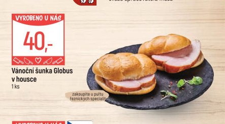 Vánoční šunka Globus v housce