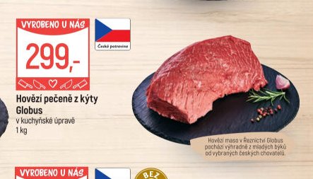 Hovězí pečeně z kýty Globus