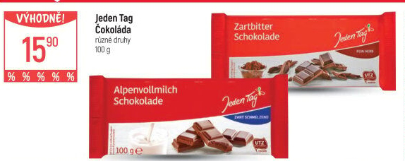 Čokoláda Jeden Tag