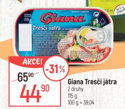 Játra tresčí Giana