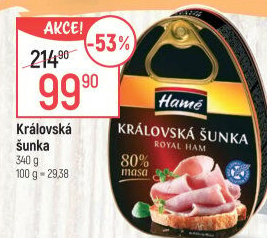 Královská šunka Hamé