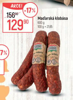 Maďarská klobása Csabahús