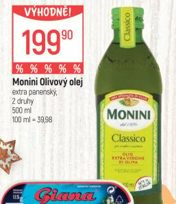 Olivový olej extra panenský Monini