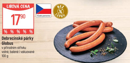 Párky debrecínské Globus