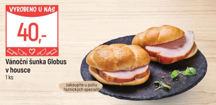 Vánoční šunka v housce Globus