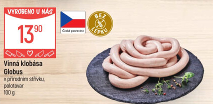 Vinná klobása Globus
