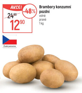 Brambory konzumní pozdní