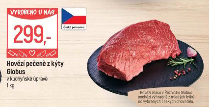 Hovězí pečeně z kýty Globus