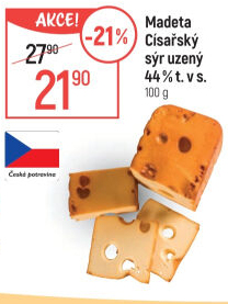 Sýr Císařský uzený Madeta