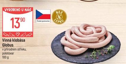 Vinná klobása Globus