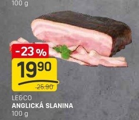 Anglická slanina LE&