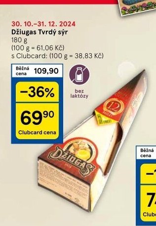 Džiugas Tvrdý sýr 180 g