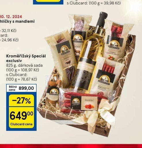 Kroměřížský Speciál exclusiv 825 g, dárková sada