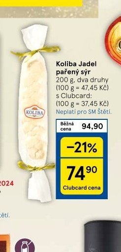 Koliba Jadel pařený sýr