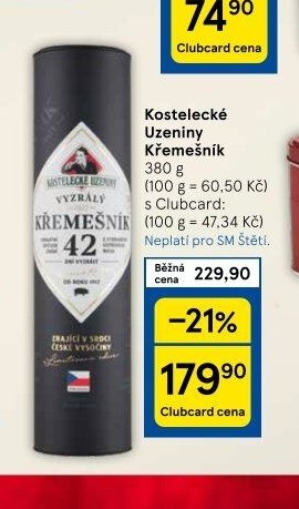 Kostelecké Uzeniny Křemešník