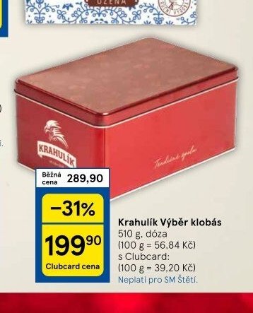 Krahulík Výběr klobás