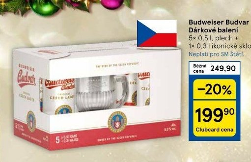 Budweiser Budvar Dárkové balení