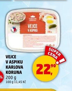 Vejce v aspiku Karlova Koruna