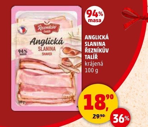 Anglická slanina Řezníkův talíř