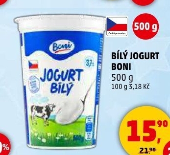 Bílý jogurt Boni