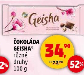 Čokoláda Geisha
