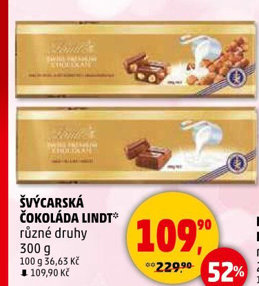 Čokoláda Lindt