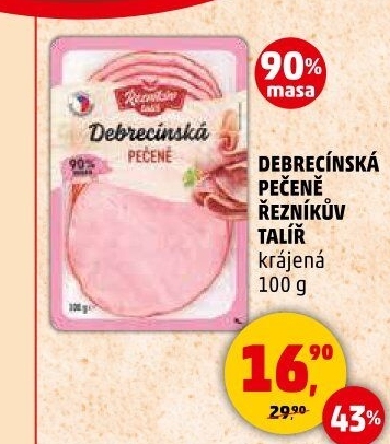 Debrecínská pečeně Řezníkův talíř