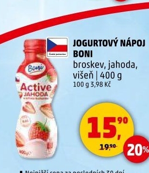 Jogurtový nápoj Boni