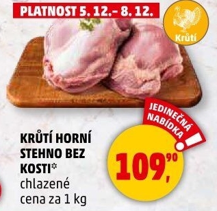 Krůtí stehno bez kosti