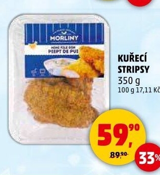 Kuřecí stripsy Morliny