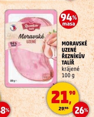 Moravské maso uzené Řezníkův talíř