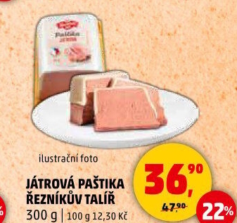 Paštika játrovka Řezníkův talíř