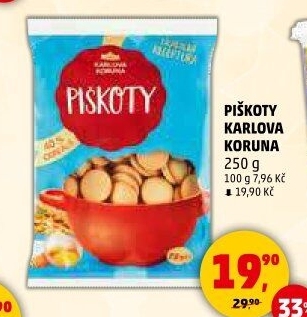 Piškoty Karlova Koruna