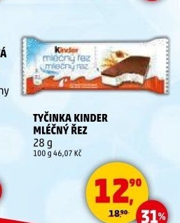 Řez mléčný Kinder