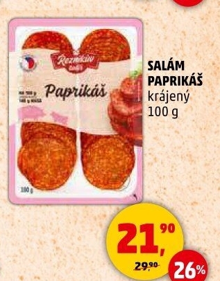 Salám Paprikáš Řezníkův talíř