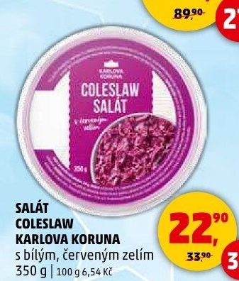 Salát coleslaw Karlova Koruna