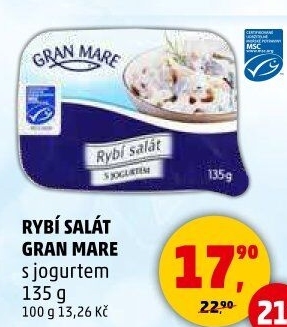Salát rybí s jogurtem Gran Mare
