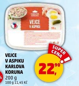 Vejce v aspiku Karlova Koruna