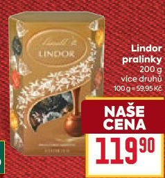 Bonboniéra Pralinky Lindor Lindt
