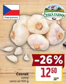 Česnek Česká farma