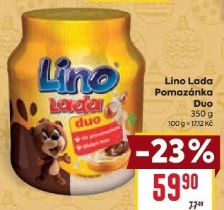 Lískooříšková pomazánka Duo Lino Lada Podravka