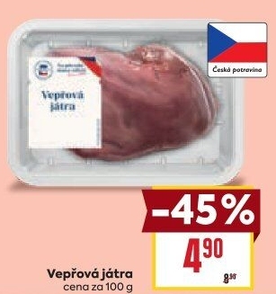 Vepřová játra Kostelecké uzeniny